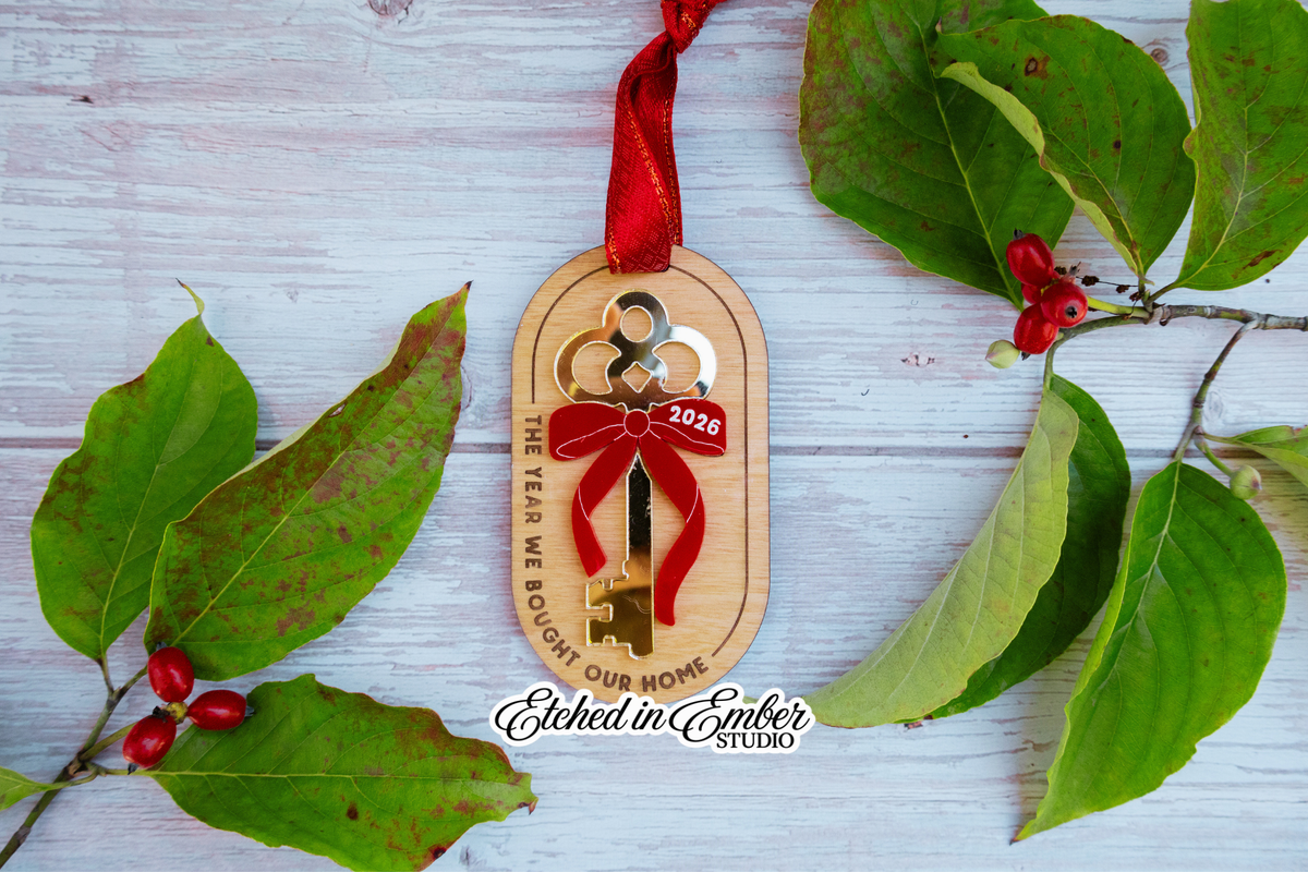 Our First Home Key Ornament