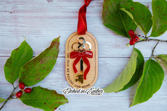 Our First Home Key Ornament