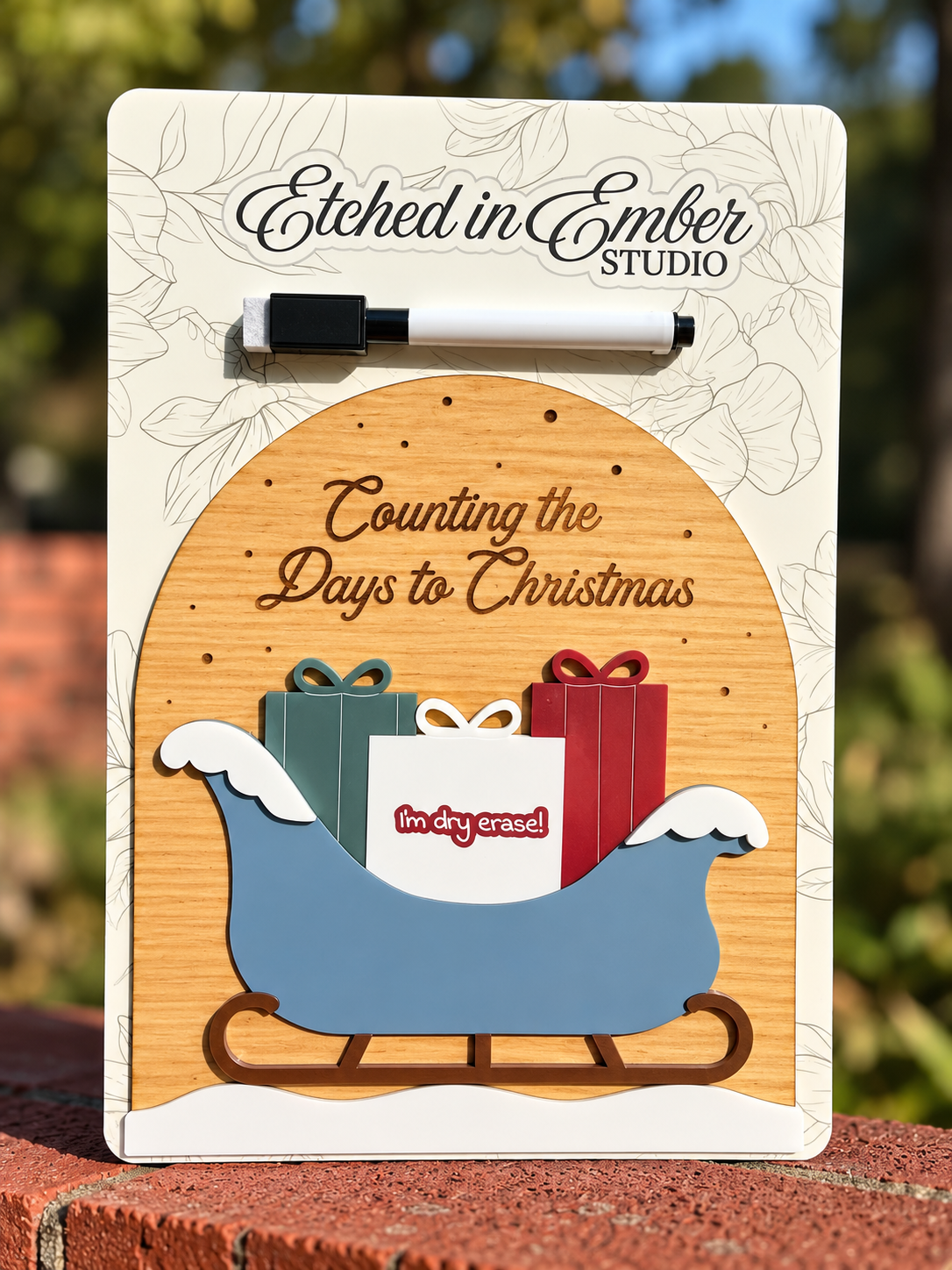 Christmas Countdown Sign