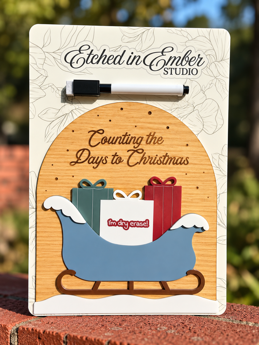 Christmas Countdown Sign